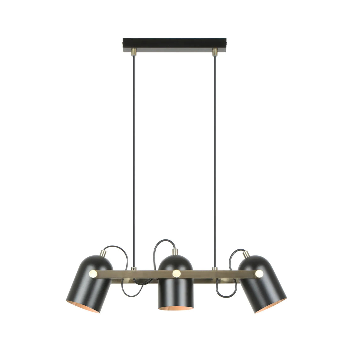 Tazza Interior Ellipse Shade Pendant Light With Antique Brass Hardware