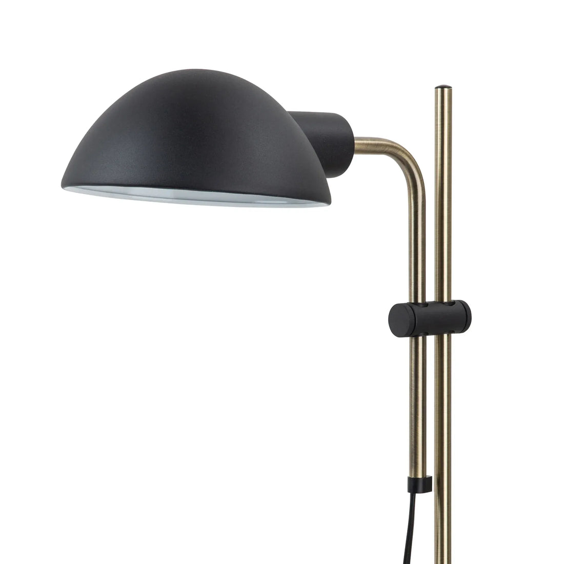 Tettu Adjustable Height Swivel Head Table Lamp Sand Black
