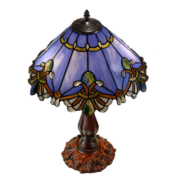 Benita Periwinkle Table Lamp Large