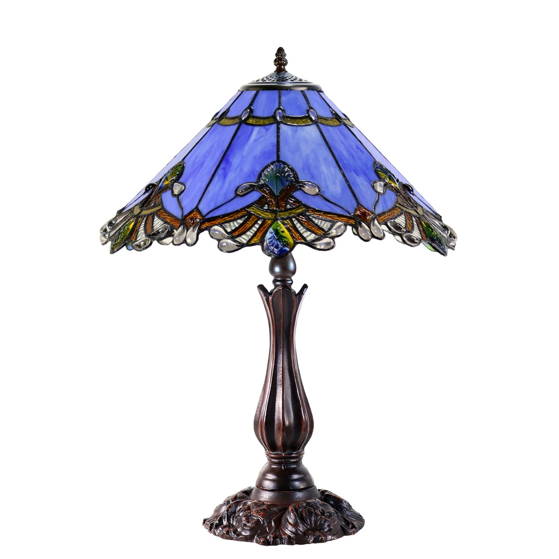 Benita Periwinkle Table Lamp Large