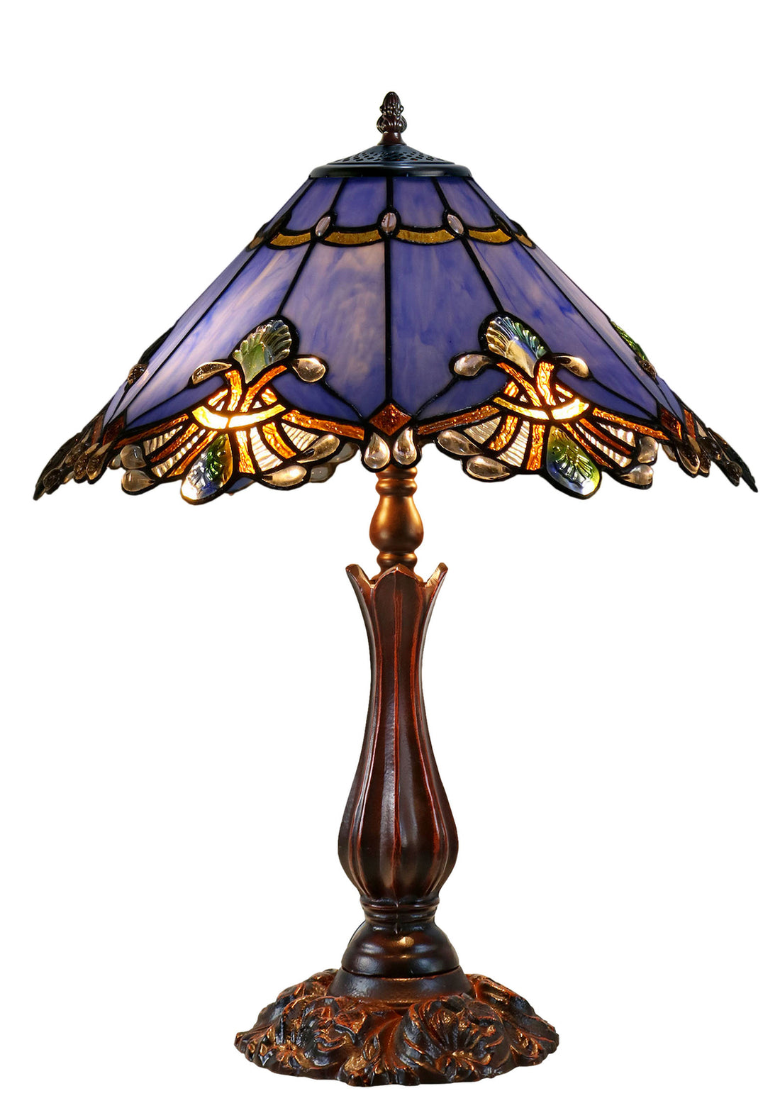 Benita Periwinkle Table Lamp Large