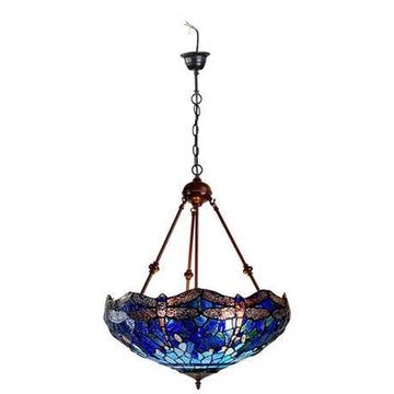 Blue Dragonfly Pendant Light