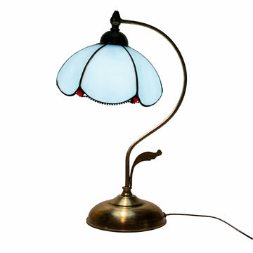 Majalis Tiffany Table Lamp - Blue