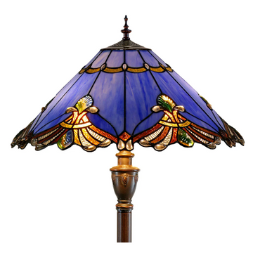 Benita Periwinkle Floor Lamp