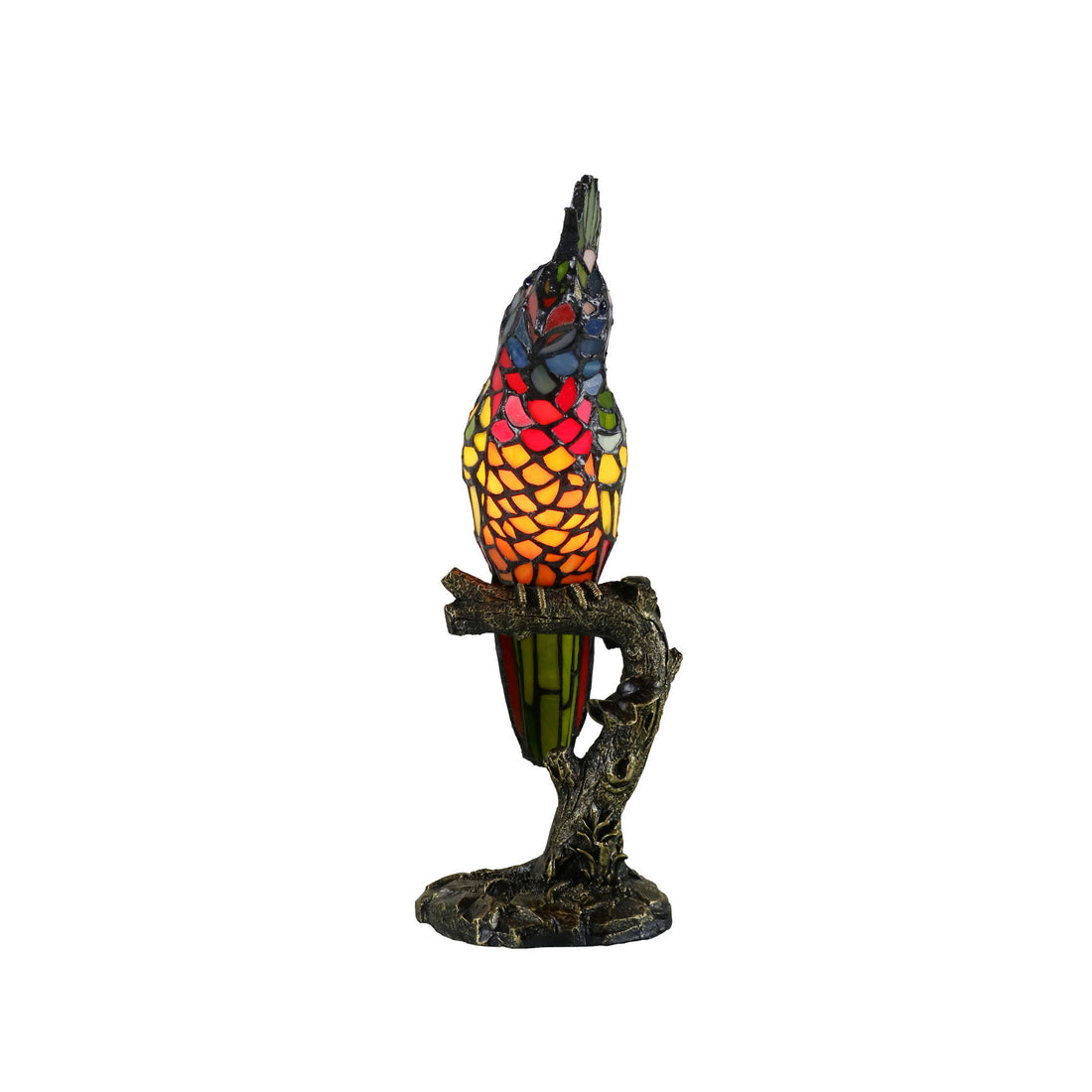 Parrot Tiffany Table Lamp