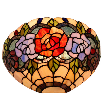 Red Rose Wall Light