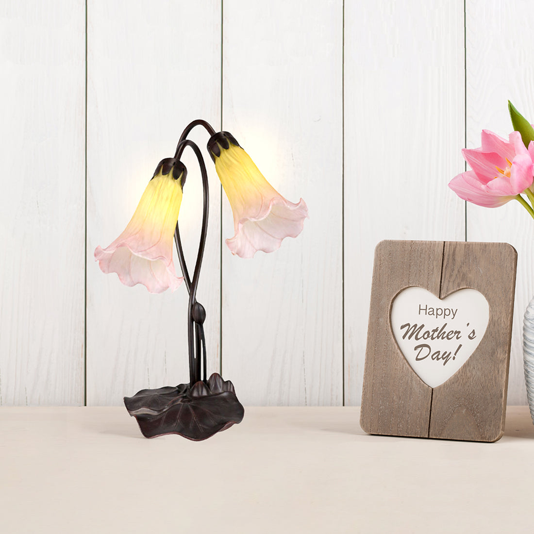 Twin Lily Lamp Sunshineblush