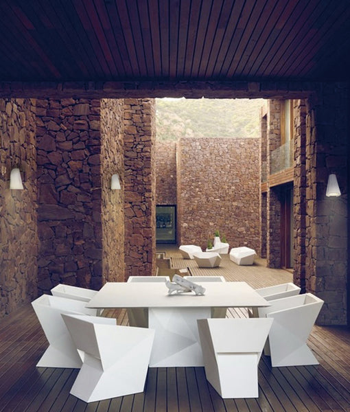 Torque Exterior Cone Shape Surface Mounted Wall Light IP44 White