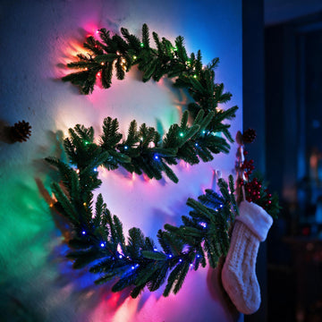 Twinkly Pre-lit Garland With 50 LED String Light - RGB+W
