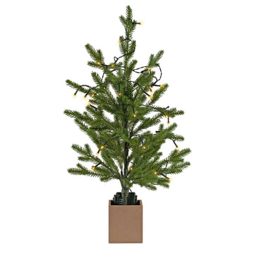 Santa's Helper Warm Light Christmas Tree Merry Celebrations 60cm