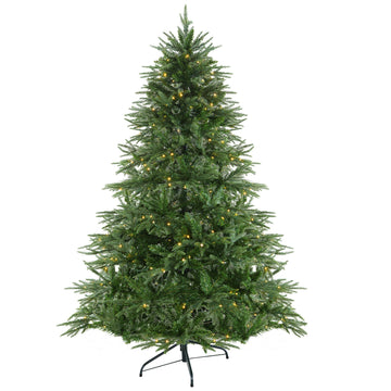 1.2m Prelit Everglow Fir Christmas Tree With 150 LED Lights