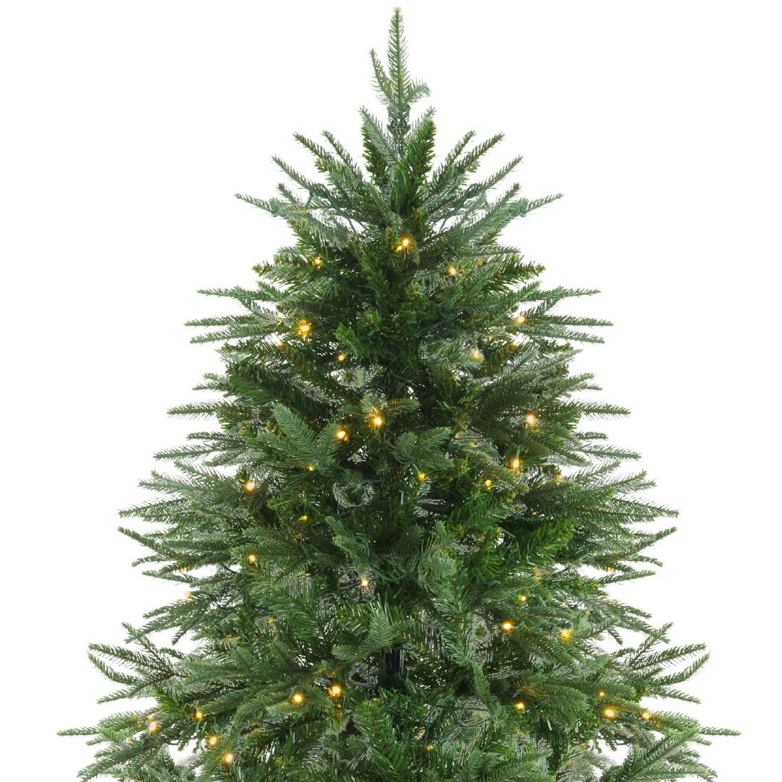 1.8m Prelit Everglow Fir Christmas Tree With 300 LED Lights