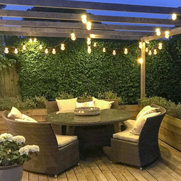 Festoon String Lights 10 Bulbs 14M Fairy LED Waterproof Outdoor Christmas Party