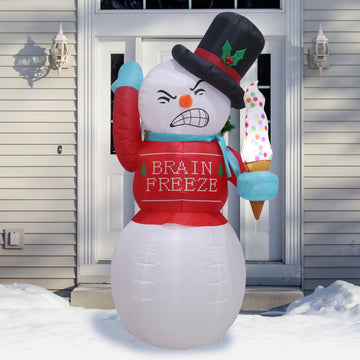 Inflatable Shaking Freeze Snowman 180cm