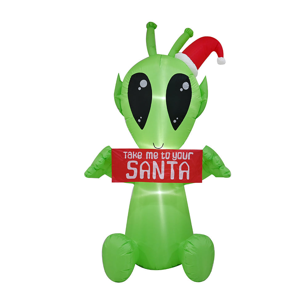 Inflatable Christmas Alien 210cm
