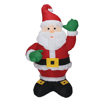 Inflatable LED Standing Santa Claus Christmas Decoration 120 Cm