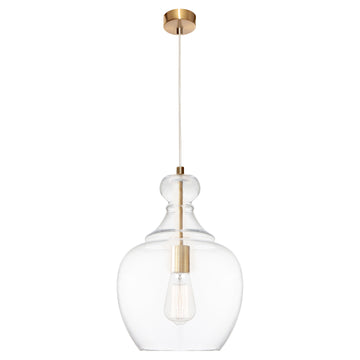 Bellac 1lt Pendant Light Gold
