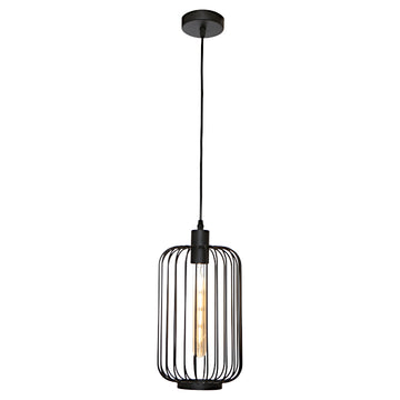 Kurten 1lt Pendant Light Black
