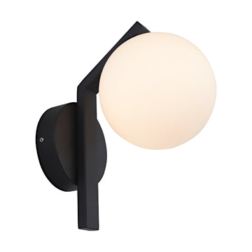Rayna IP Rated 1lt Wall Light Black