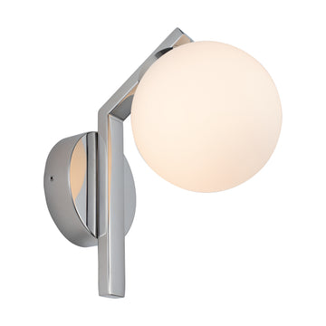 Rayna IP Rated 1lt Wall Light Chrome