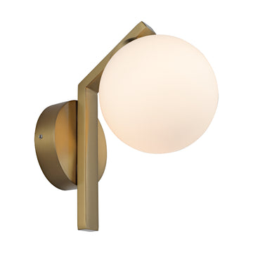 Rayna IP Rated 1lt Wall Light Gold