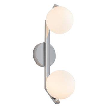 Rayna IP Rated 2lt Wall Light Chrome