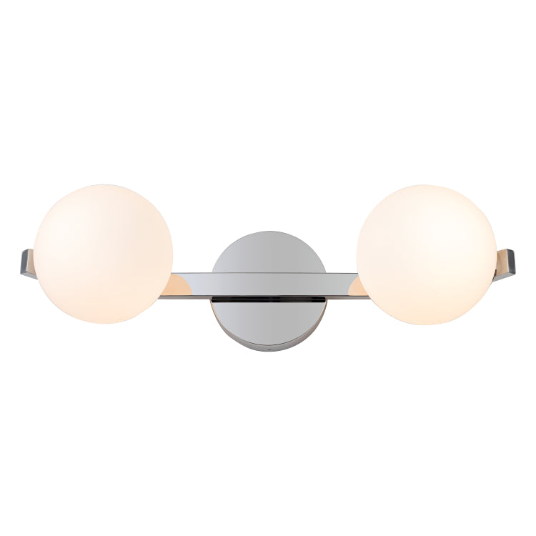 Rayna IP Rated 2lt Wall Light Chrome