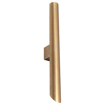 Taupo Wall Light Aged Solid Brass
