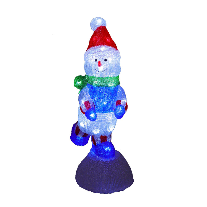 Acrylic Snowman on Snowball