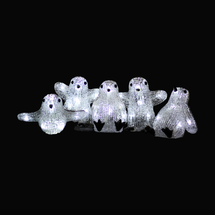 Acrylic Baby Penguins - Set of 5