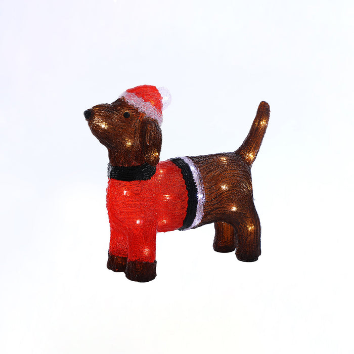Acrylic Dachshund Dog - H36cm