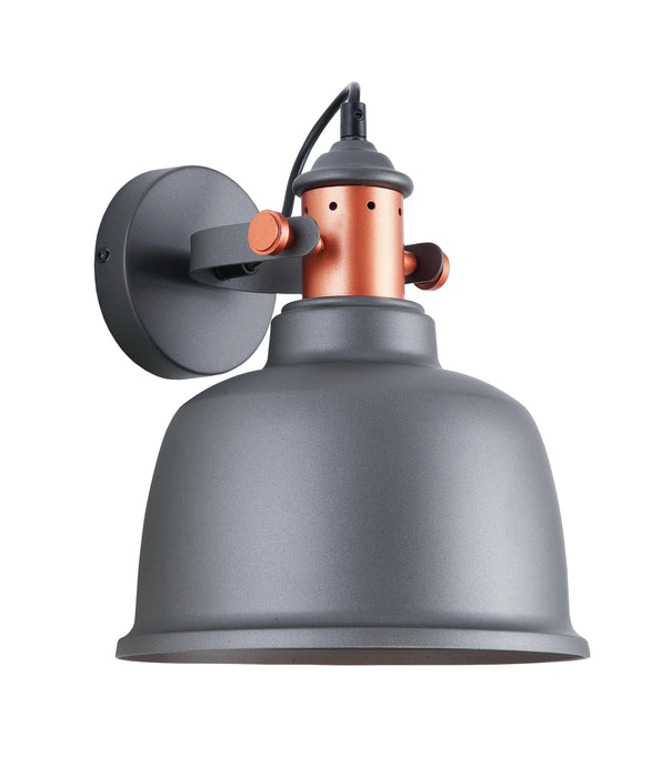 ALTA Interior Adjustable Bell with Copper HightLight Wall Light-Grey