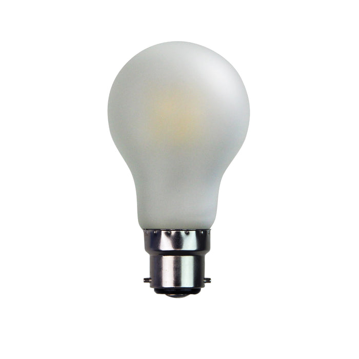 LED Dimmable Globes Frosted A60 B22 6W Set of 2