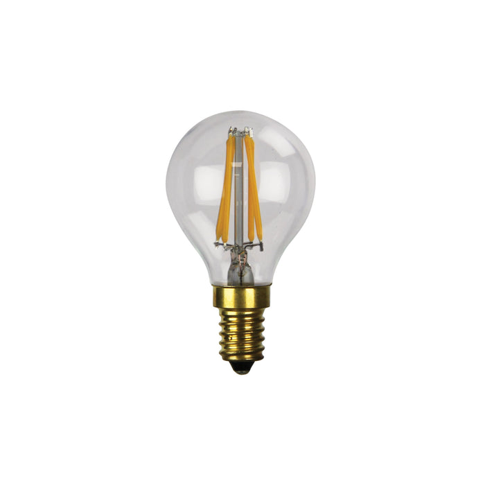 LED Filament Dimmable Globes G45 E14 2W Set of 4