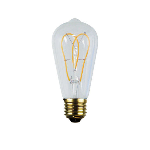 G45 3W Fancy Round LED Filament Light Bulb - E14 2200K Clear Glass -  Vintage LED - LED Edison Globes & Pendants