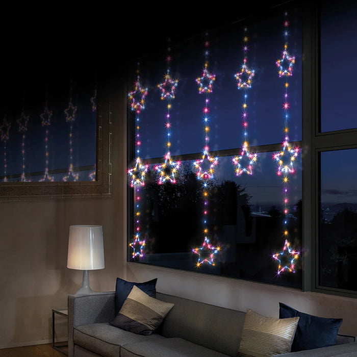 325 LED Star Curtain Light