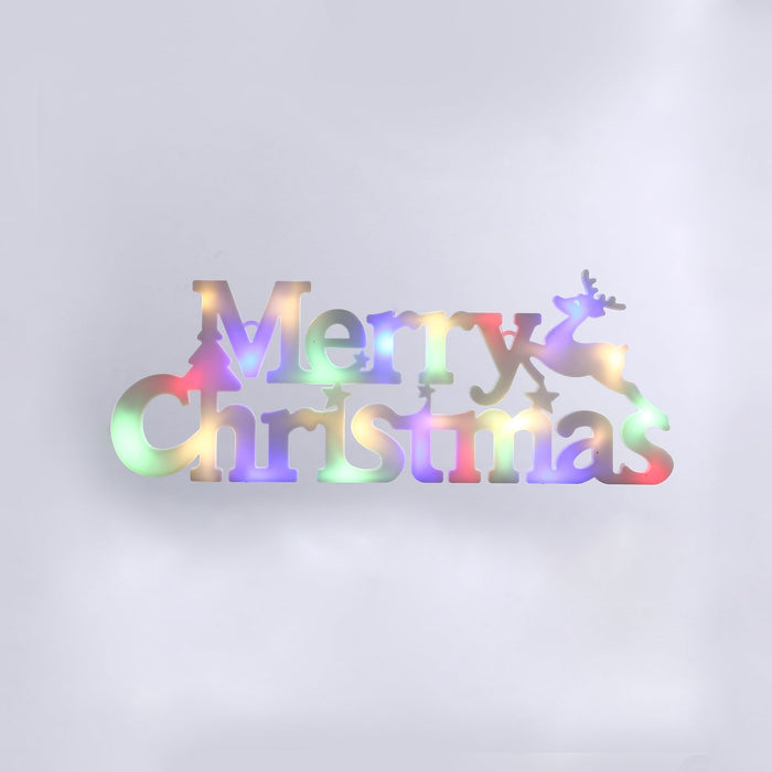 Battery Operated Merry Christmas Sign