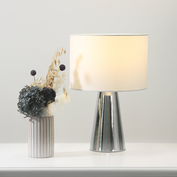Tayla Touch Table Lamp - White