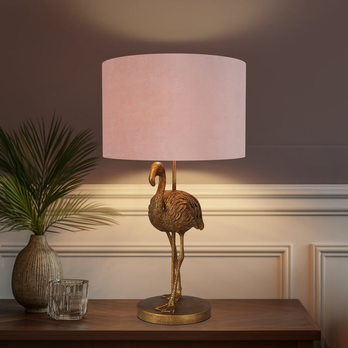 Flamingo Standing Table Lamp - Gold