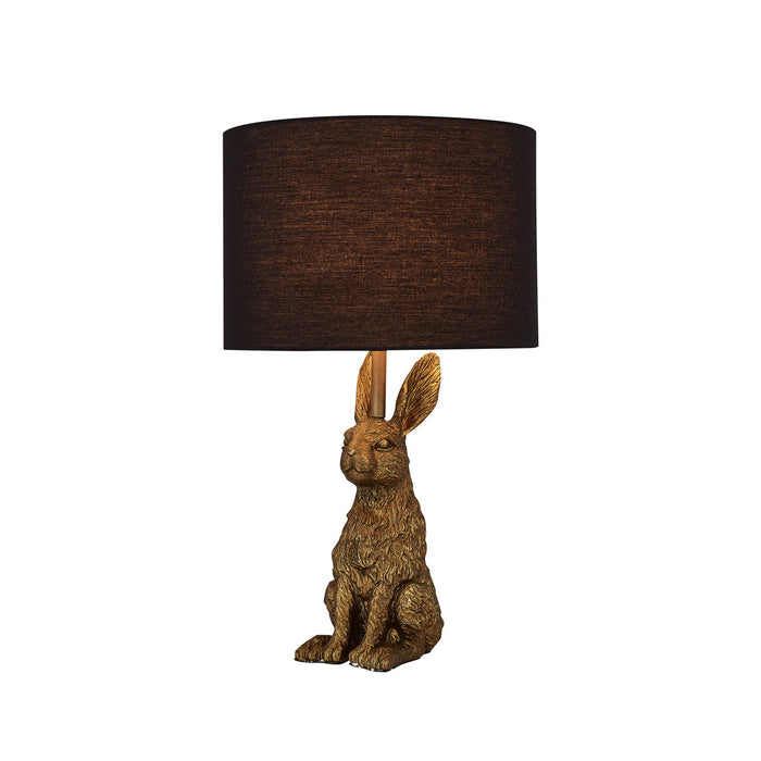 Rabbit Sitting Table Lamp - Gold
