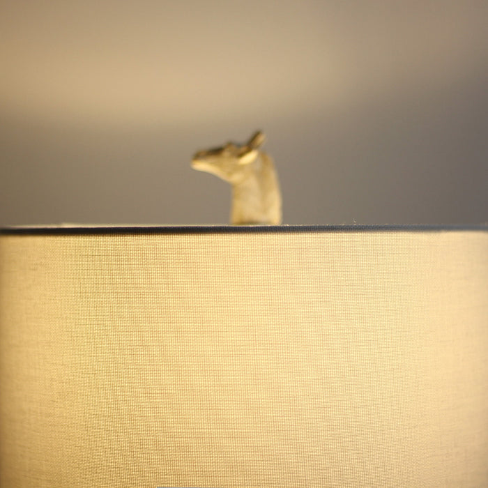 Giraffe Standing Table Lamp - White