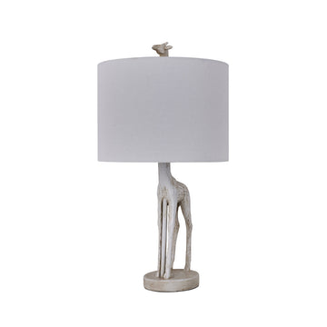 Giraffe Standing Table Lamp - White