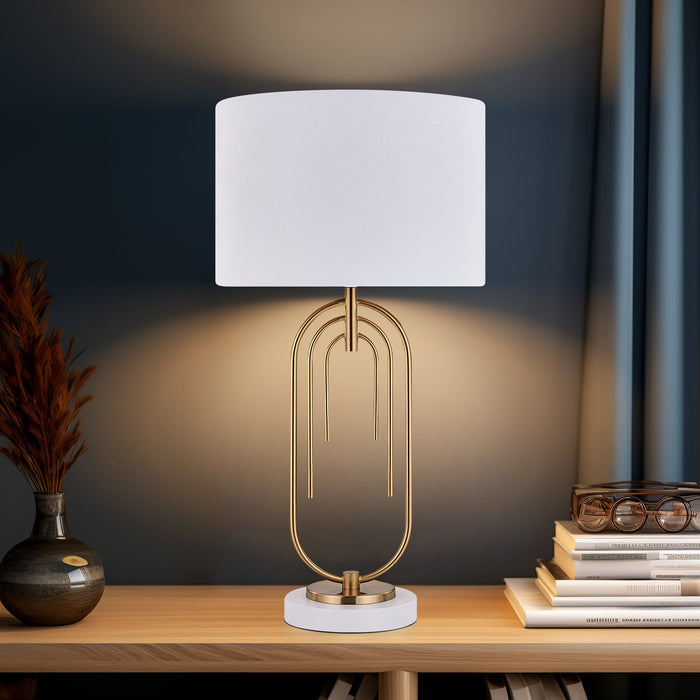 Fleur Table Lamp - White