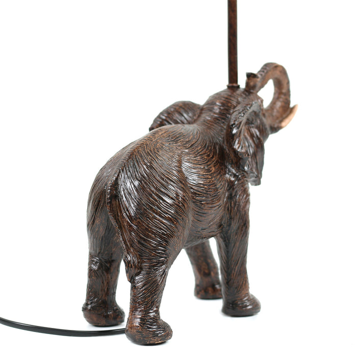 Elephant Trunk Up Table Lamp