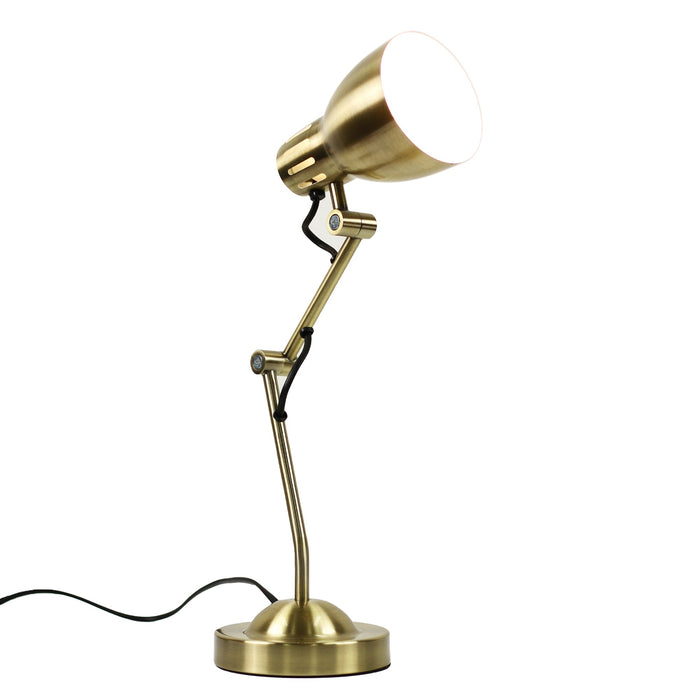 Nord Metal Table Lamp - Antique Brass