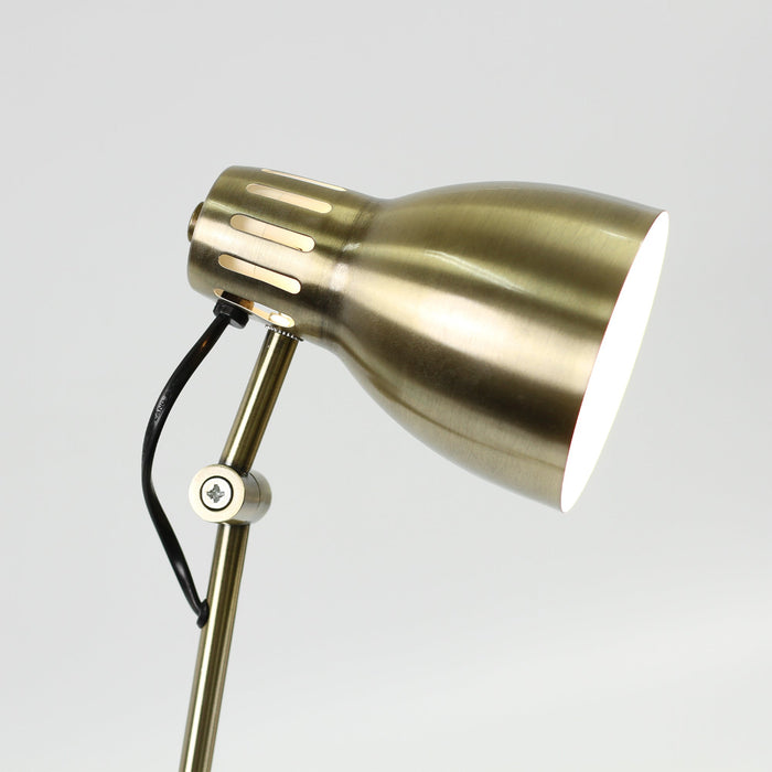 Nord Metal Floor Lamp - Antique Brass