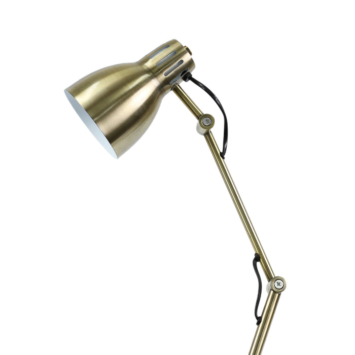 Nord Metal Floor Lamp - Antique Brass