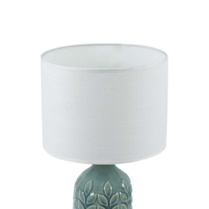 Bloom Ceramic Table Lamp - Blue