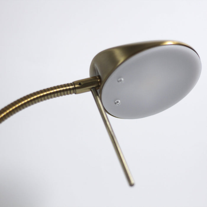 Jella LED Floor Lamp - Antique Brass