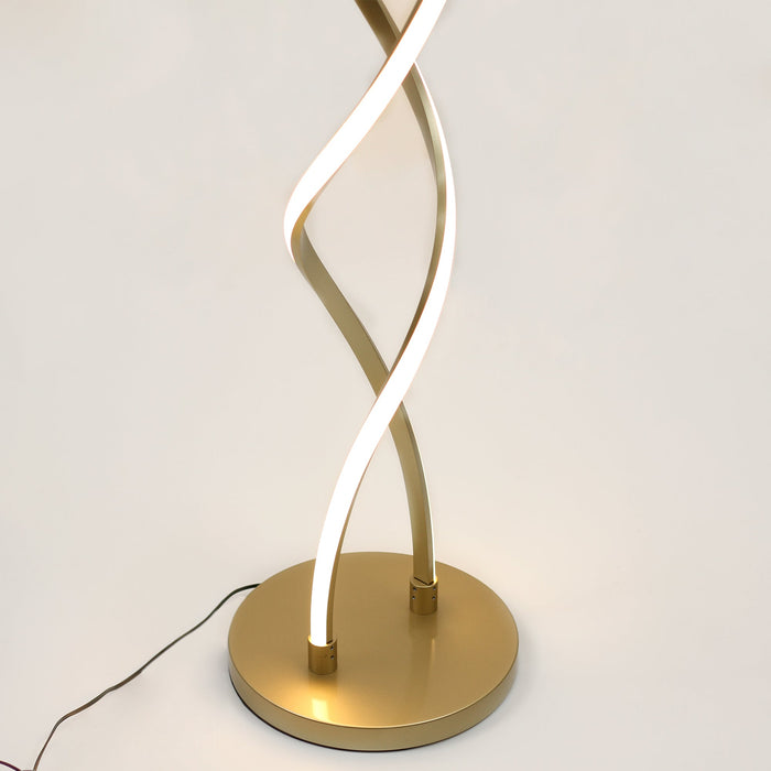 Acropora LED Floor Lamp - Gold